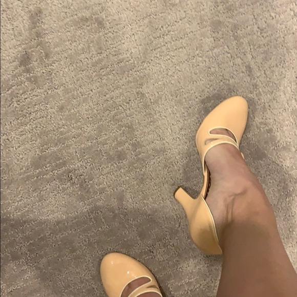 BCBGirls nude/bone button pumps - Picture 4 of 6